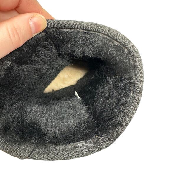 Minnetonka Black Suede‎ and Fabric Shearling Boots 7 - Picture 5 of 7